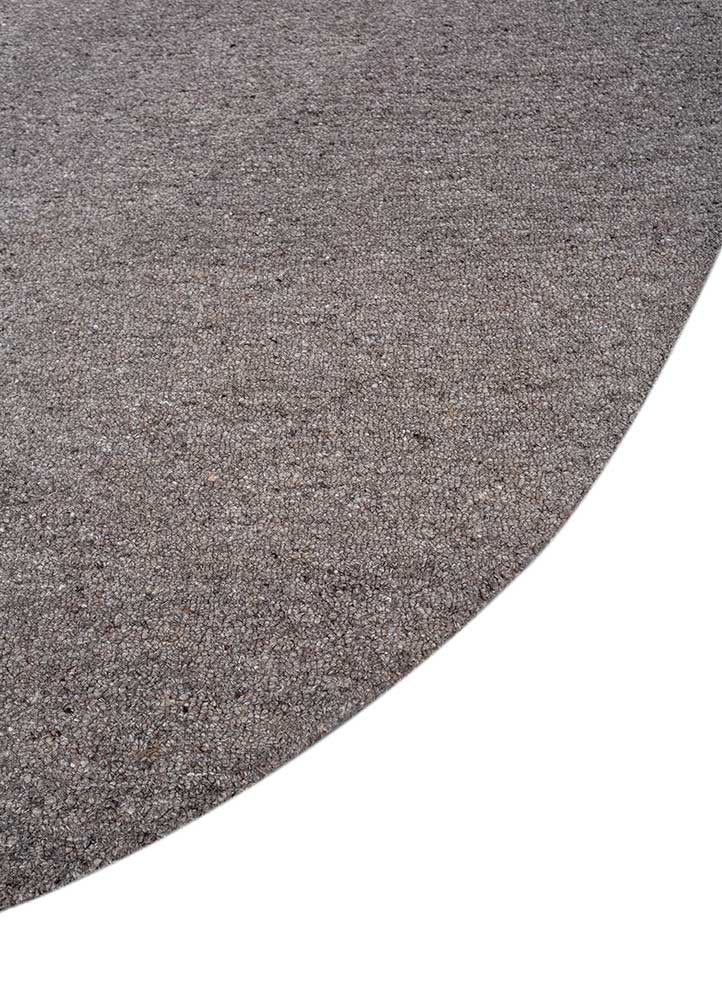 pathways grey and black wool hand tufted Rug - Corner pathways grey and black wool hand tufted Rug - Corner
