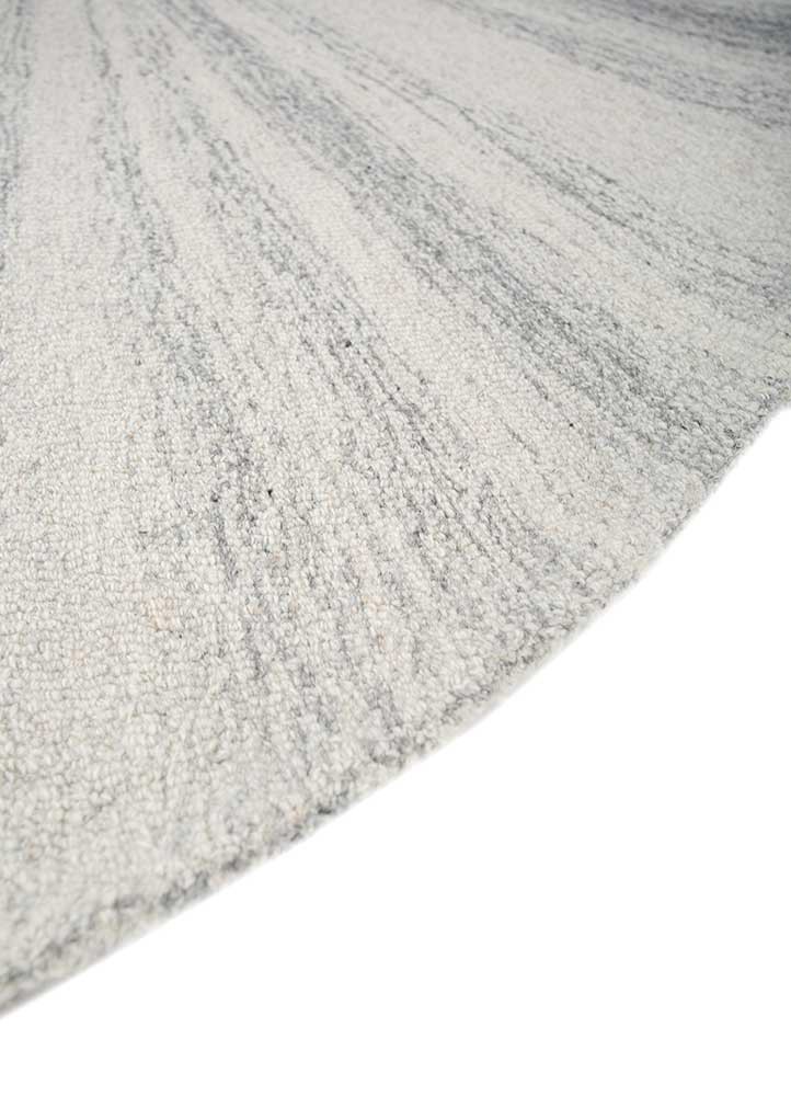 pathways grey and black wool hand tufted Rug - Corner pathways grey and black wool hand tufted Rug - Corner