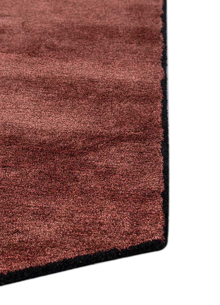 archetype grey and black wool and viscose hand tufted Rug - Corner