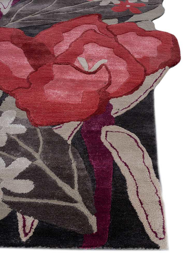 hacienda beige and brown wool and viscose hand tufted Rug - Corner hacienda beige and brown wool and viscose hand tufted Rug - Corner