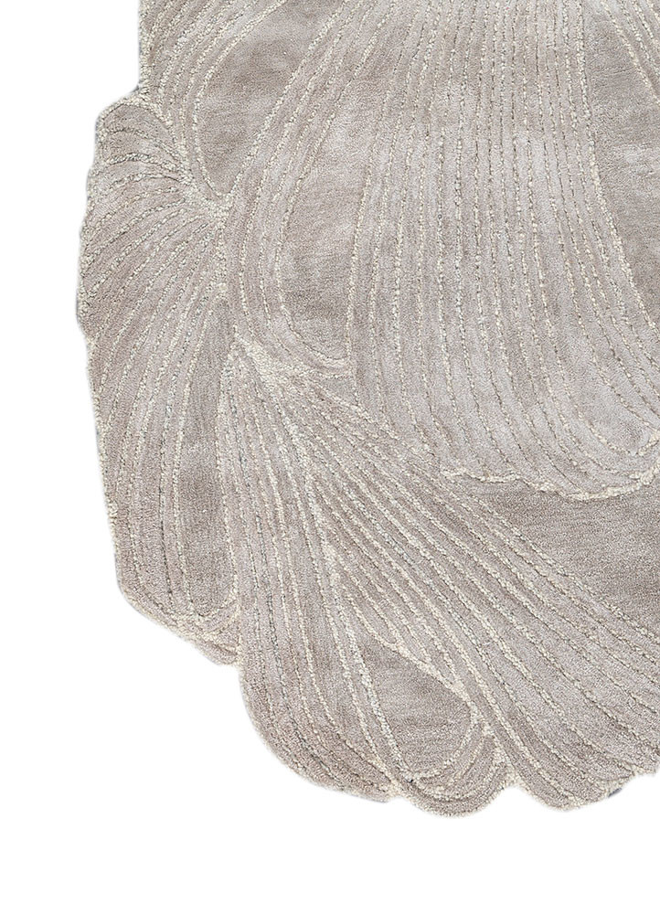 infini grey and black wool and viscose hand tufted Rug - Corner infini grey and black wool and viscose hand tufted Rug - Corner