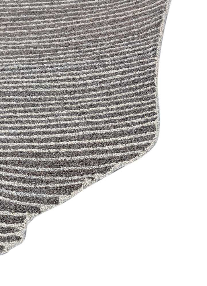 infini grey and black wool and viscose hand tufted Rug - Corner infini grey and black wool and viscose hand tufted Rug - Corner