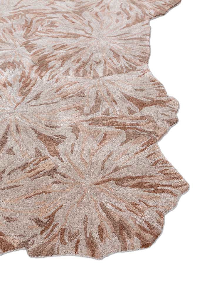 hacienda ivory wool and viscose hand tufted Rug - Corner hacienda ivory wool and viscose hand tufted Rug - Corner