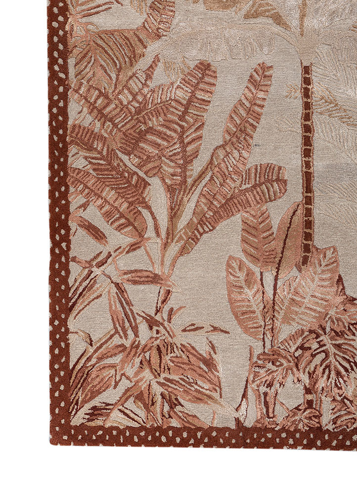 aurelia ivory wool and viscose hand tufted Rug - Corner aurelia ivory wool and viscose hand tufted Rug - Corner