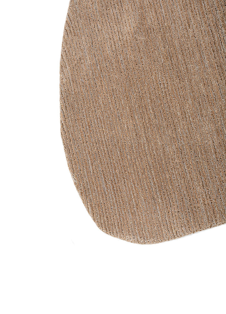 pathways beige and brown wool and viscose hand tufted Rug - Corner pathways beige and brown wool and viscose hand tufted Rug - Corner