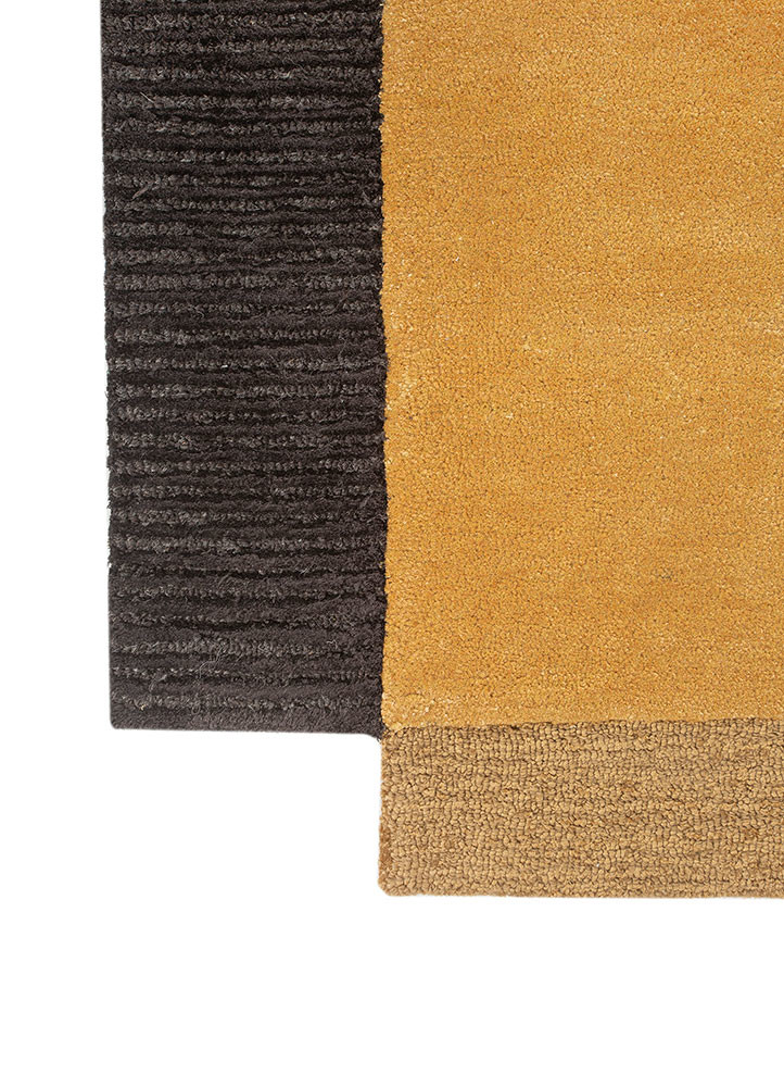 caliedo gold wool and viscose hand tufted Rug - Corner caliedo gold wool and viscose hand tufted Rug - Corner