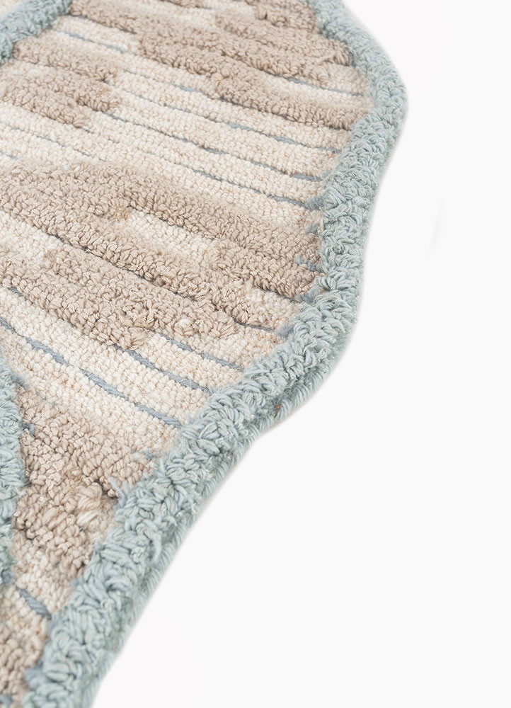aurelia grey and black wool and viscose hand tufted Rug - Corner