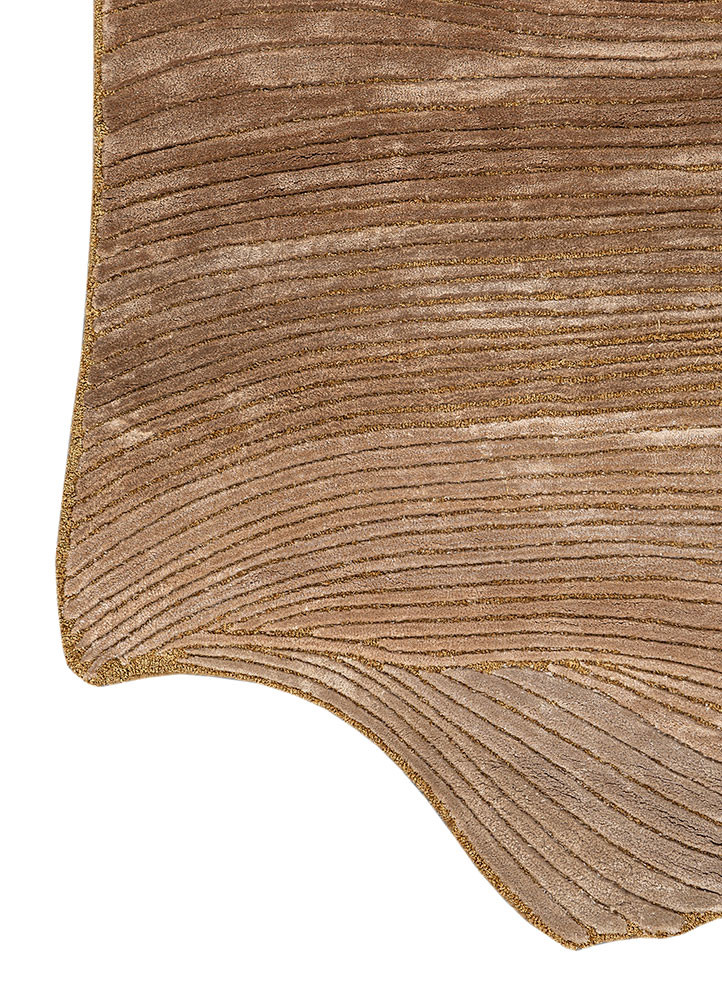 infini beige and brown viscose hand tufted Rug - Corner infini beige and brown viscose hand tufted Rug - Corner