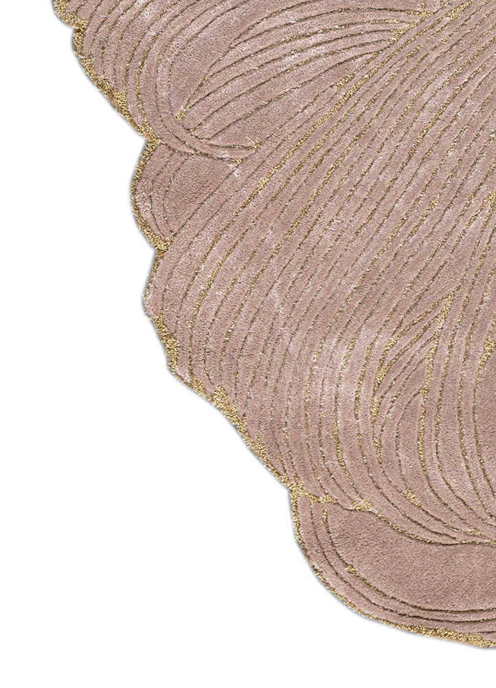 infini beige and brown viscose hand tufted Rug - Corner infini beige and brown viscose hand tufted Rug - Corner