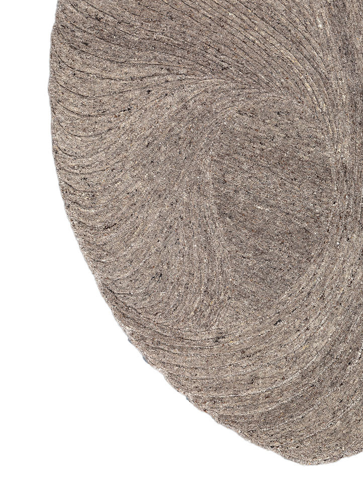 infini grey and black wool hand tufted Rug - Corner infini grey and black wool hand tufted Rug - Corner