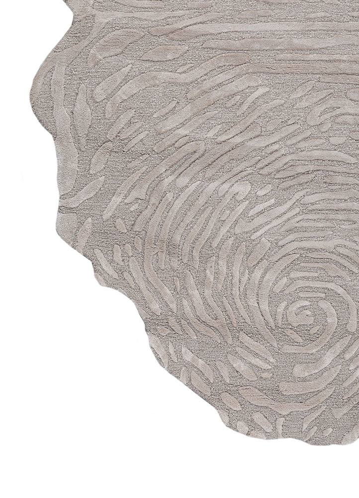 infini grey and black wool and viscose hand tufted Rug - Corner infini grey and black wool and viscose hand tufted Rug - Corner