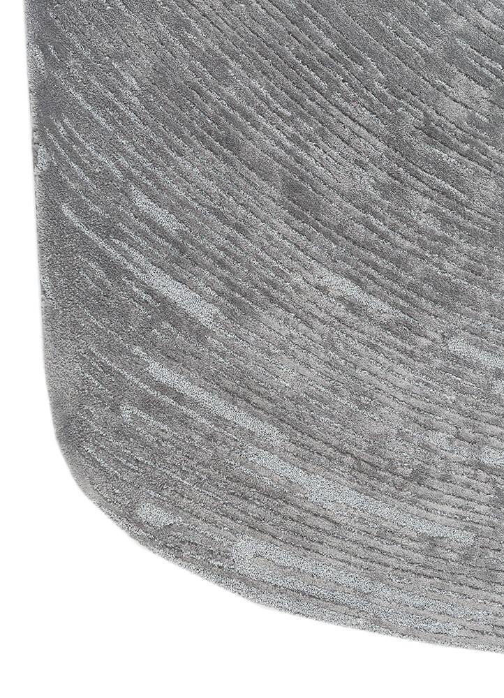 lucid blue viscose hand tufted Rug - Corner lucid blue viscose hand tufted Rug - Corner