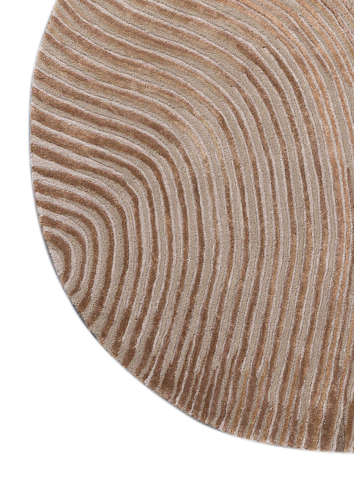 cera beige and brown wool and viscose hand tufted Rug - Corner cera beige and brown wool and viscose hand tufted Rug - Corner