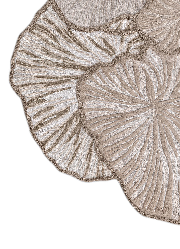 aurelia ivory wool and viscose hand tufted Rug - Corner aurelia ivory wool and viscose hand tufted Rug - Corner