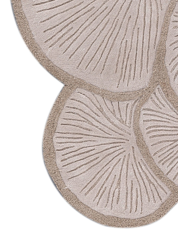 aurelia ivory wool and viscose hand tufted Rug - Corner aurelia ivory wool and viscose hand tufted Rug - Corner