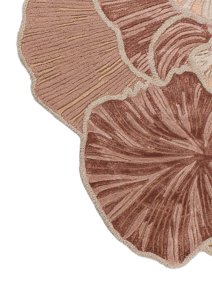 aurelia red and orange wool and viscose hand tufted Rug - Corner aurelia red and orange wool and viscose hand tufted Rug - Corner