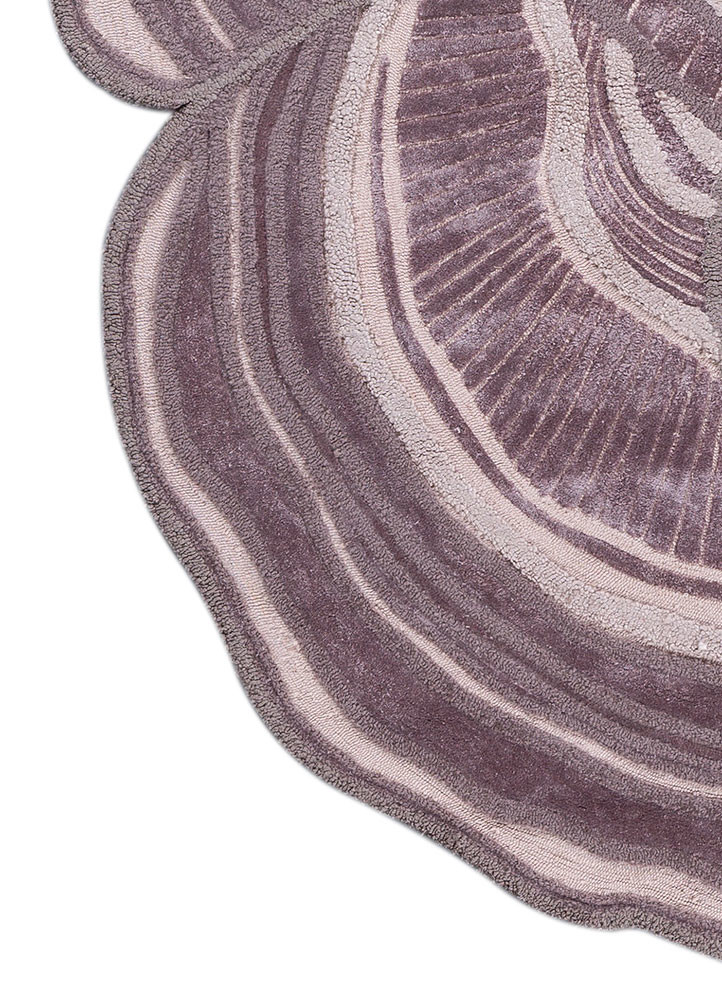 aurelia pink and purple wool and viscose hand tufted Rug - Corner aurelia pink and purple wool and viscose hand tufted Rug - Corner