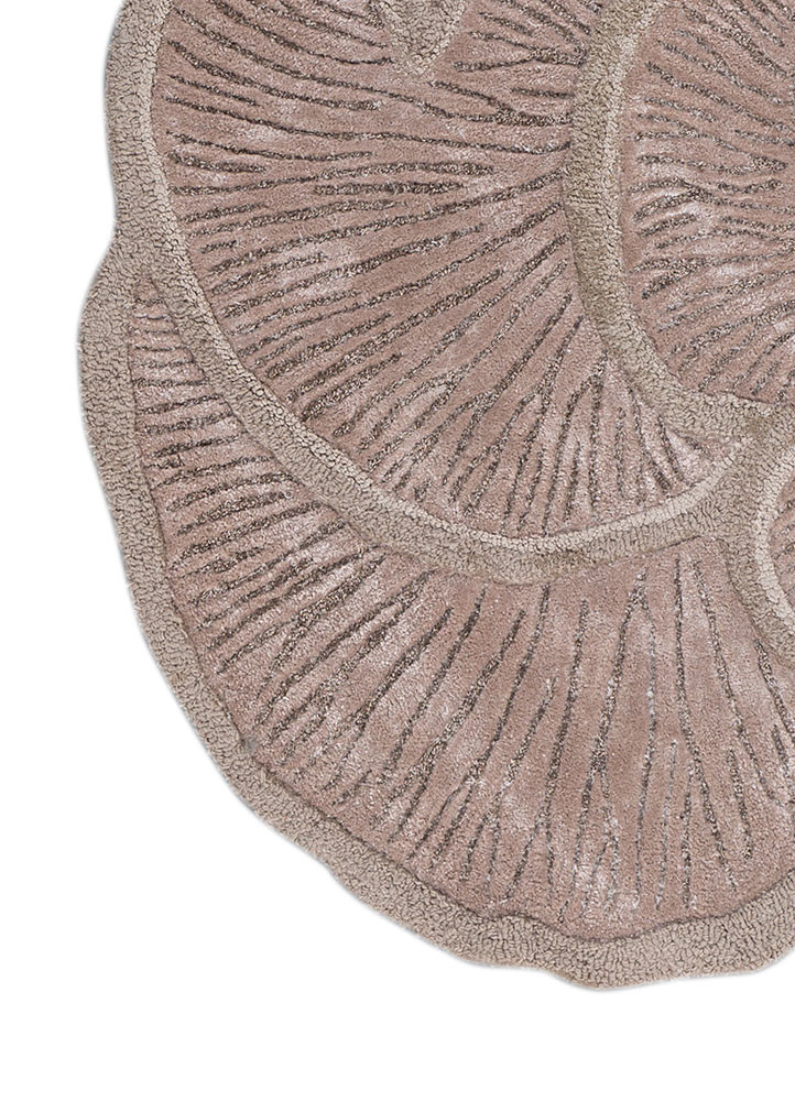 aurelia beige and brown wool and viscose hand tufted Rug - Corner aurelia beige and brown wool and viscose hand tufted Rug - Corner
