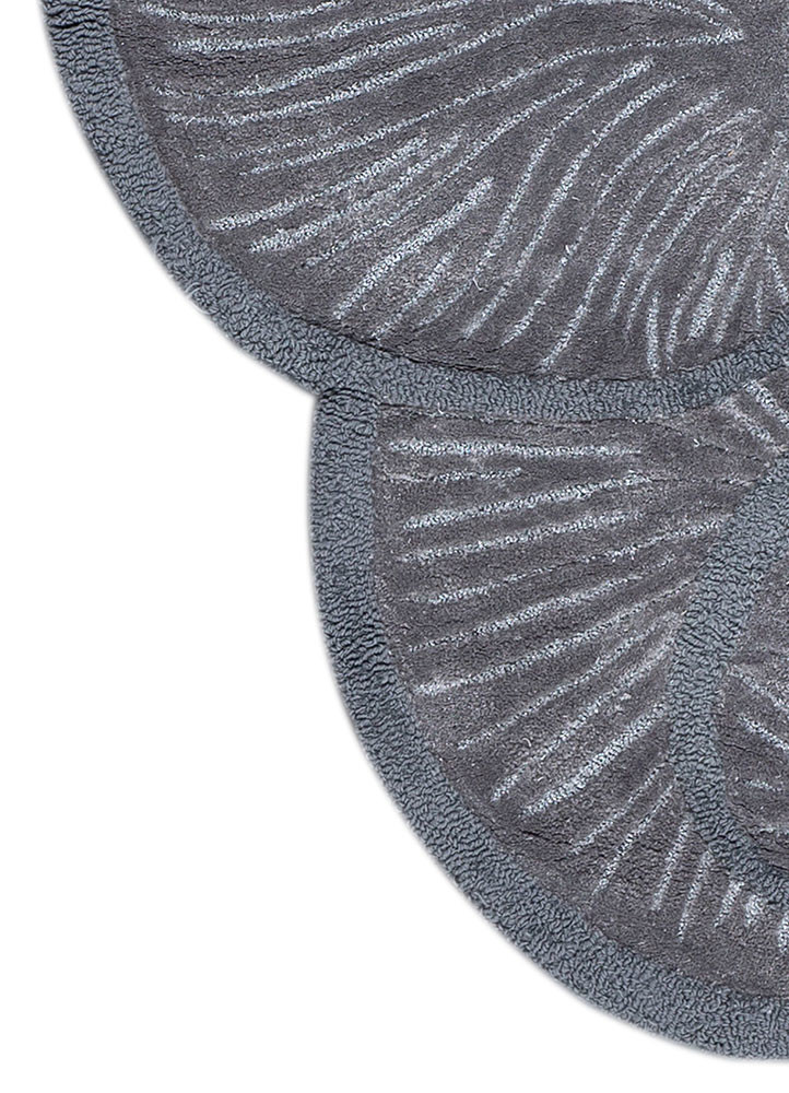 aurelia blue wool and viscose hand tufted Rug - Corner aurelia blue wool and viscose hand tufted Rug - Corner