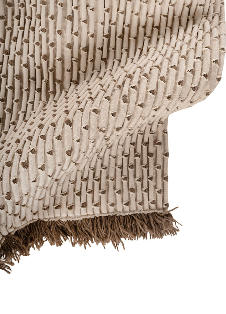 wall installation ivory wool wall art WALL ART & TAPESTRY - Corner wall installation ivory wool wall art WALL ART & TAPESTRY - Corner