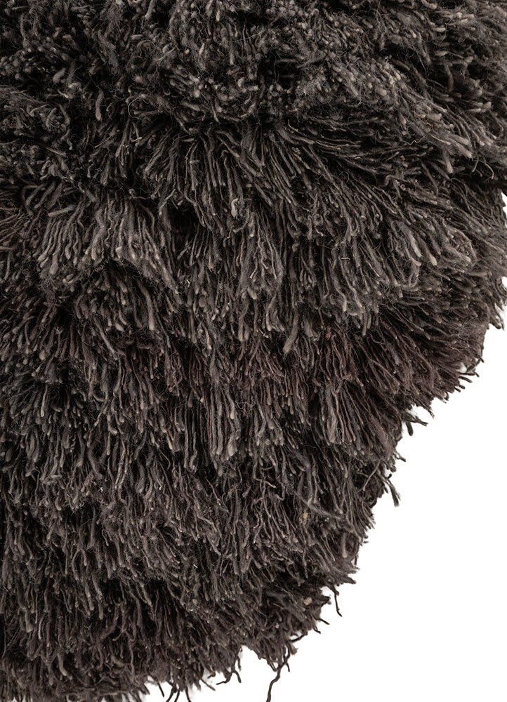 wall installation grey and black wool hand knotted WALL ART & TAPESTRY - Corner wall installation grey and black wool hand knotted WALL ART & TAPESTRY - Corner