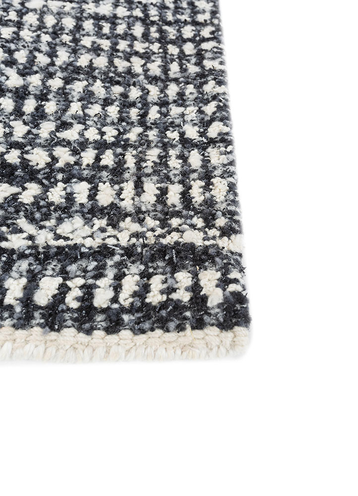 atelier blue wool flat weaves Rug - Corner atelier blue wool flat weaves Rug - Corner