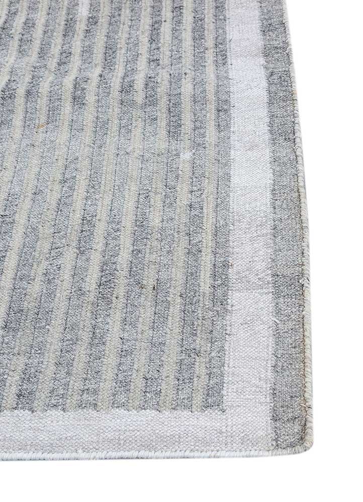 al fresco grey and black polyester flat weaves Rug - Corner al fresco grey and black polyester flat weaves Rug - Corner