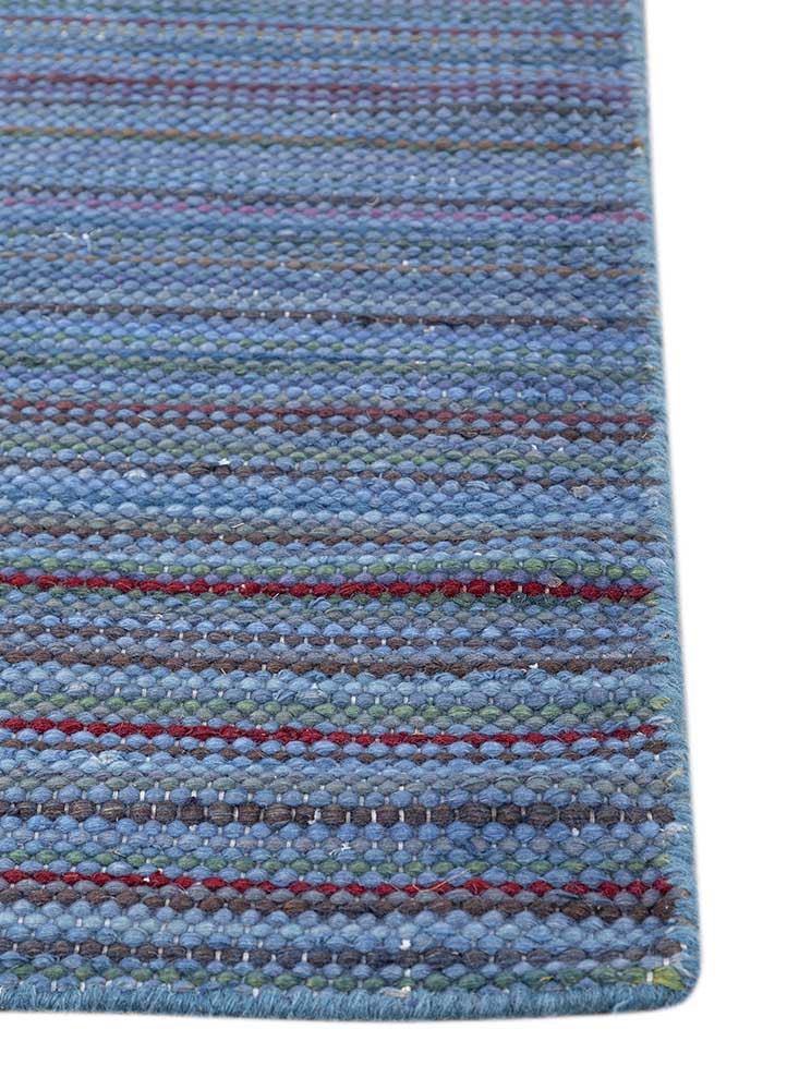 Abrash Blue Flat Weaves Wool RugsAdwl13100Jaipur Rugs Australia