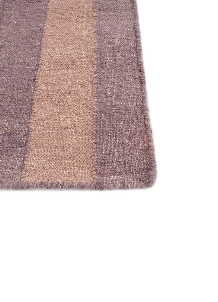 checkers pink and purple wool flat weaves Rug - Corner checkers pink and purple wool flat weaves Rug - Corner