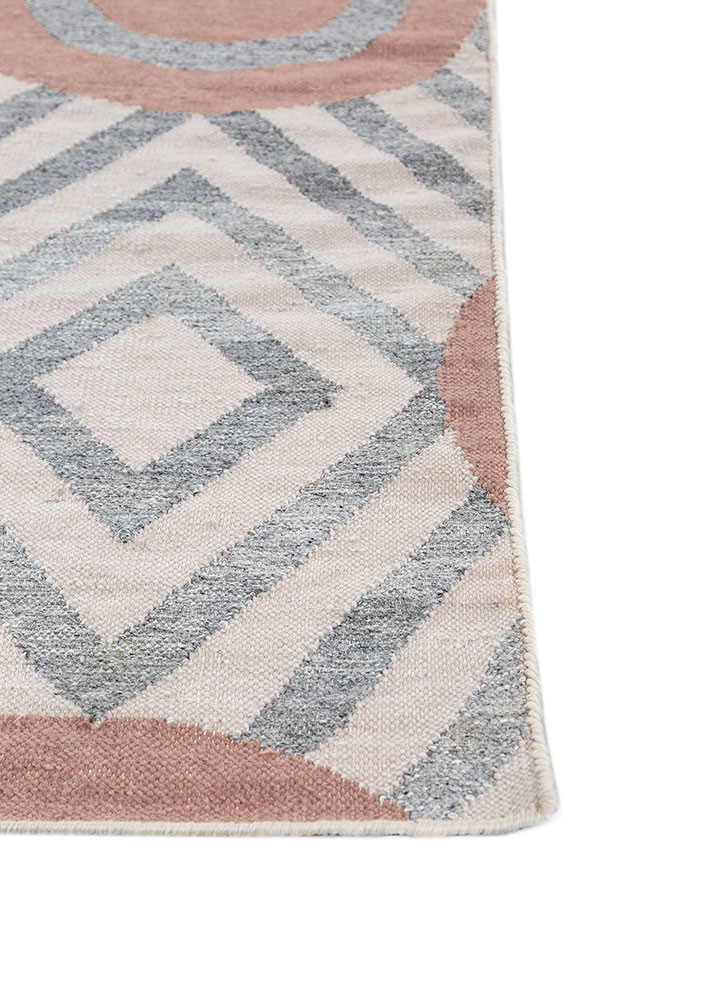 alhambra grey and black wool flat weaves Rug - Corner alhambra grey and black wool flat weaves Rug - Corner