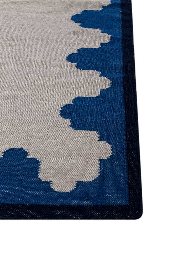 alhambra grey and black wool flat weaves Rug - Corner alhambra grey and black wool flat weaves Rug - Corner