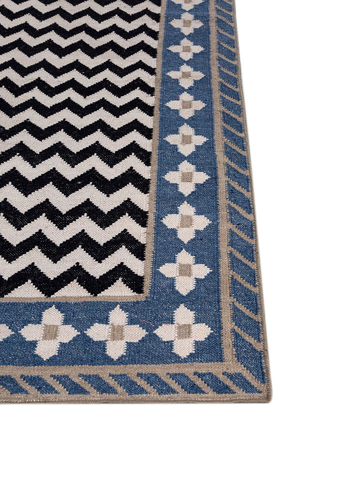 alhambra ivory wool flat weaves Rug - Corner alhambra ivory wool flat weaves Rug - Corner