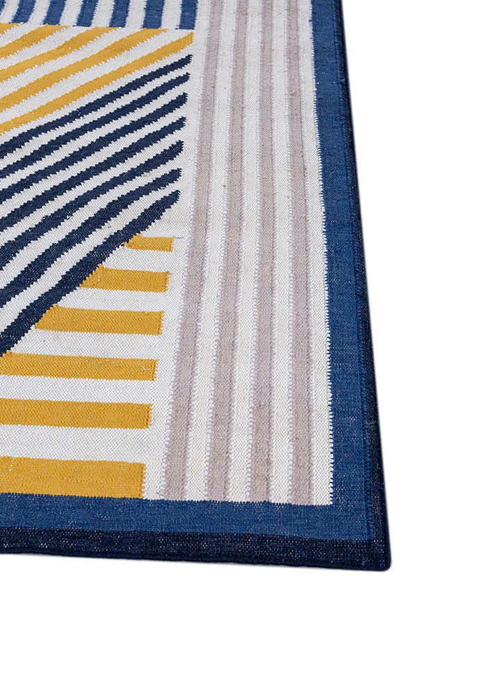 alhambra ivory wool flat weaves Rug - Corner alhambra ivory wool flat weaves Rug - Corner