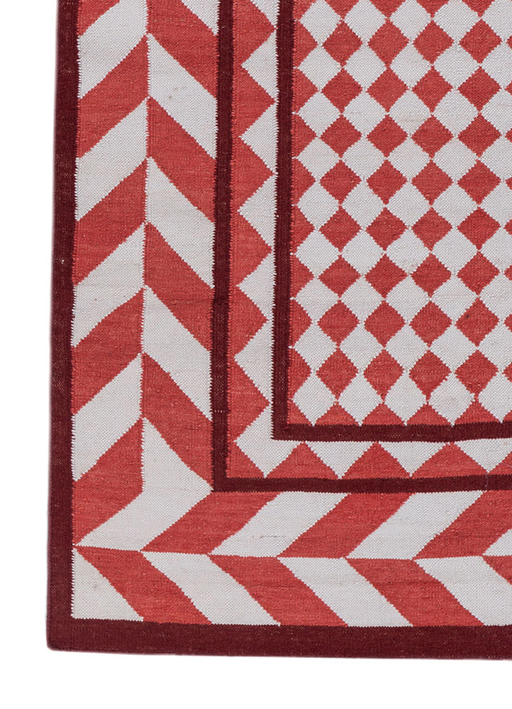 alhambra ivory wool flat weaves Rug - Corner alhambra ivory wool flat weaves Rug - Corner