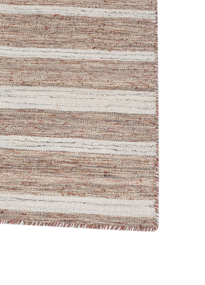 abrash blue wool and viscose flat weaves Rug - Corner abrash blue wool and viscose flat weaves Rug - Corner