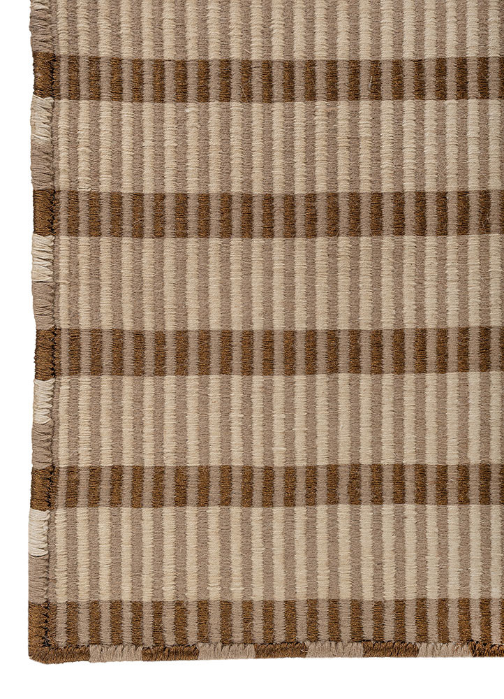 nomadic threads beige and brown jute and hemp flat weaves Rug - Corner