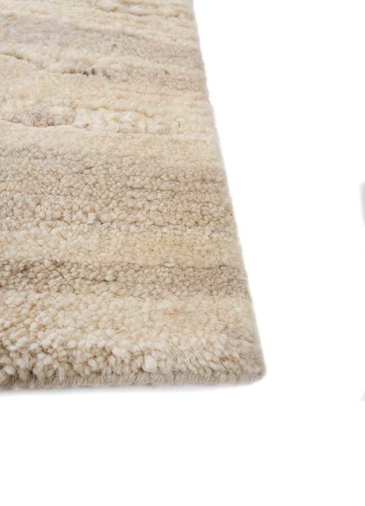 aprezo ivory wool hand knotted Rug - Corner aprezo ivory wool hand knotted Rug - Corner