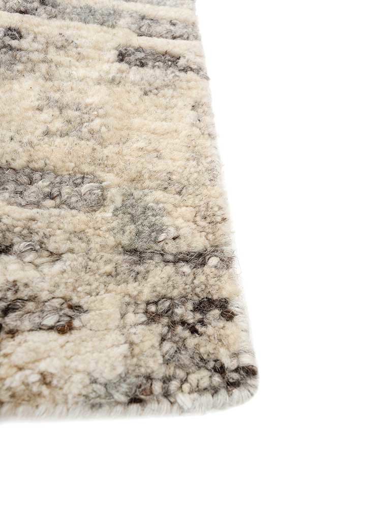 manifest grey and black wool hand knotted Rug - Corner manifest grey and black wool hand knotted Rug - Corner
