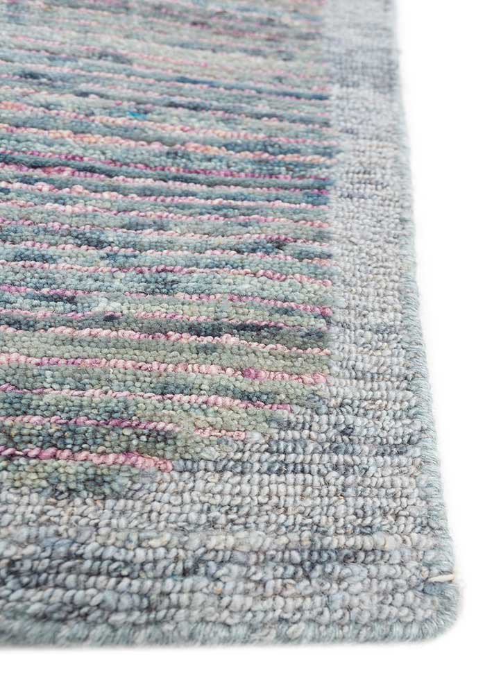 blythe pink and purple wool hand knotted Rug - Corner blythe pink and purple wool hand knotted Rug - Corner