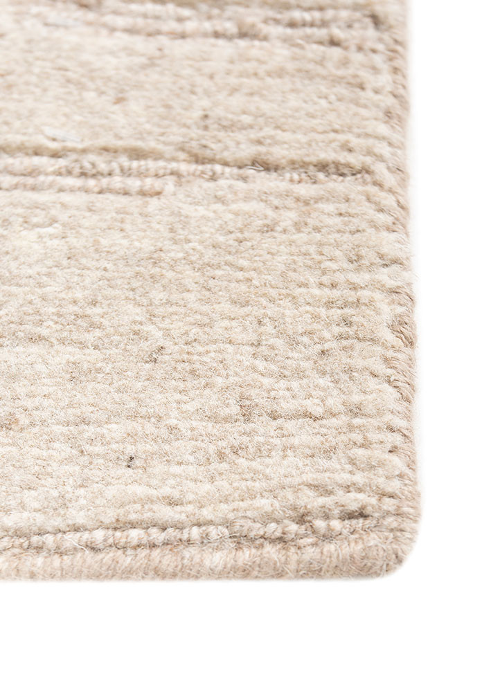 manifest ivory wool hand knotted Rug - Corner manifest ivory wool hand knotted Rug - Corner