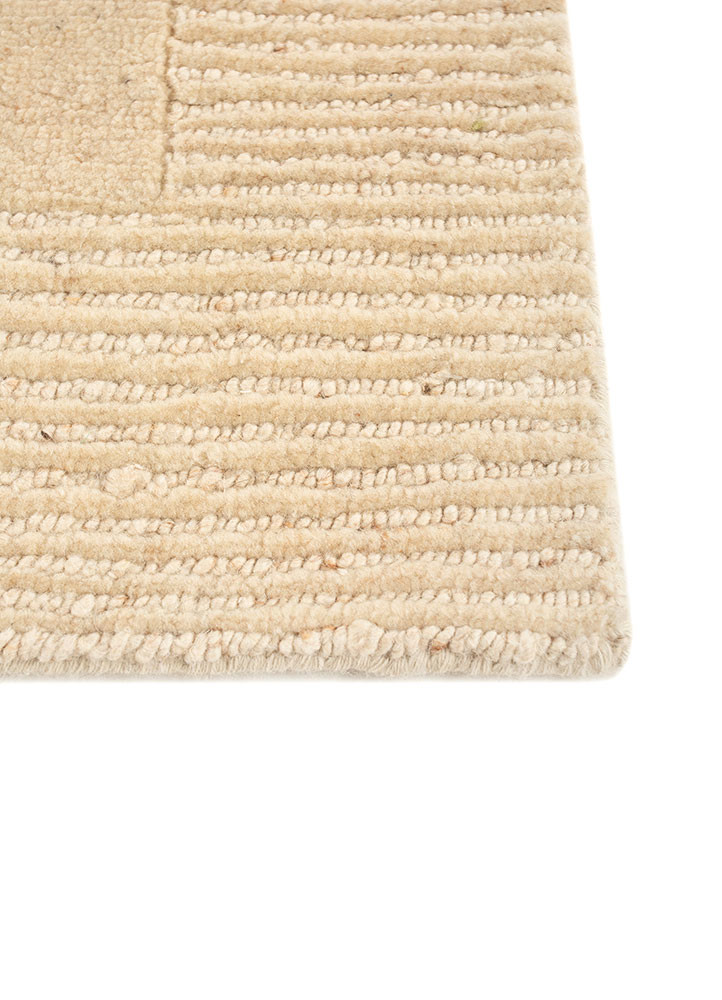 manifest ivory wool hand knotted Rug - Corner manifest ivory wool hand knotted Rug - Corner