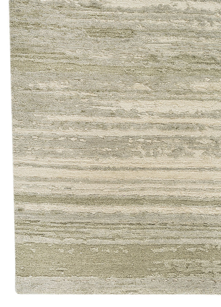 uvenuti green wool hand knotted Rug - Corner uvenuti green wool hand knotted Rug - Corner