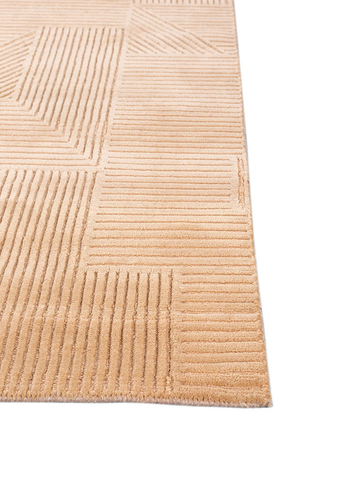 azalea gold wool hand knotted Rug - Corner azalea gold wool hand knotted Rug - Corner