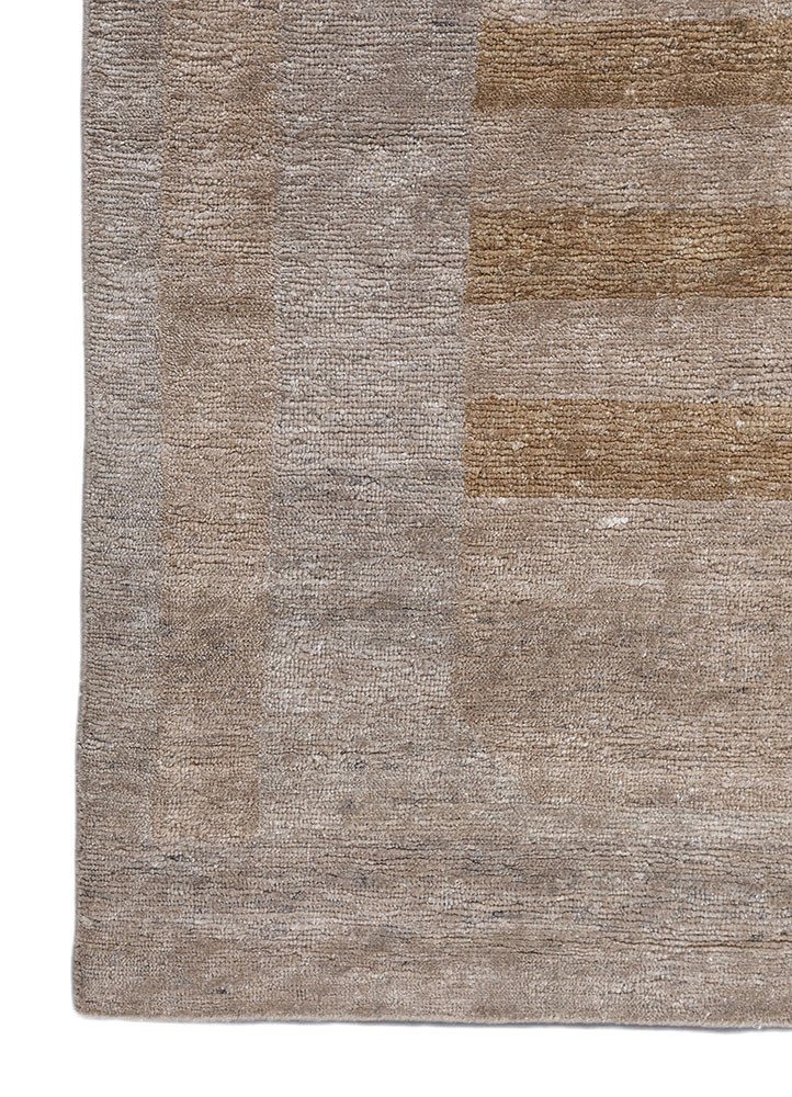 blythe grey and black wool hand knotted Rug - Corner blythe grey and black wool hand knotted Rug - Corner