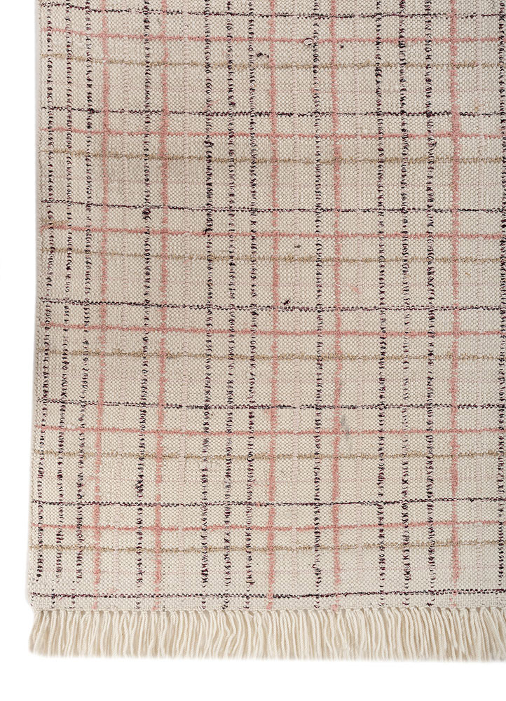 atelier ivory acrylic hand knotted Rug - Corner atelier ivory acrylic hand knotted Rug - Corner