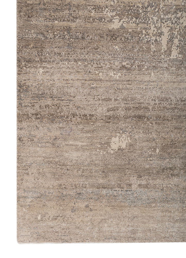 aprezo ivory silk hand knotted Rug - Corner aprezo ivory silk hand knotted Rug - Corner