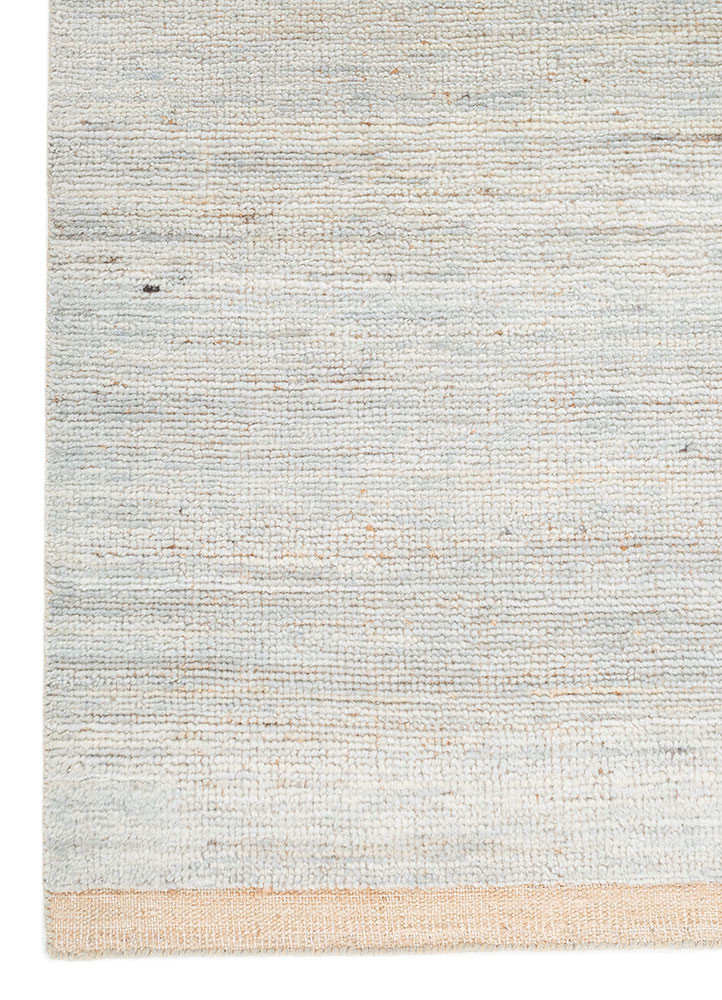 manifest blue afghan wool and jute hand knotted Rug - Corner manifest blue afghan wool and jute hand knotted Rug - Corner