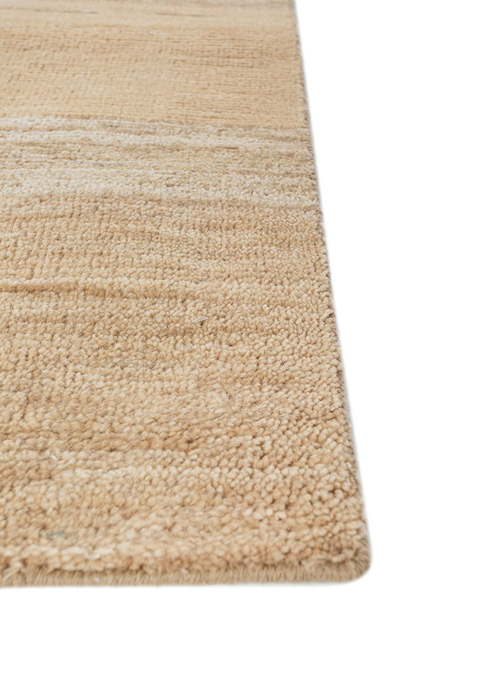 blythe beige and brown wool hand knotted Rug - Corner blythe beige and brown wool hand knotted Rug - Corner