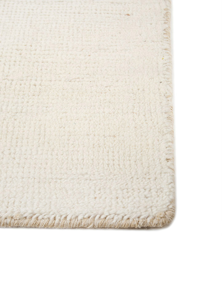 manifest ivory wool hand knotted Rug - Corner manifest ivory wool hand knotted Rug - Corner