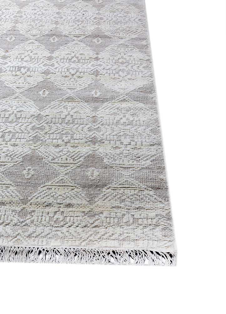 manifest ivory afghan wool hand knotted Rug - Corner manifest ivory afghan wool hand knotted Rug - Corner